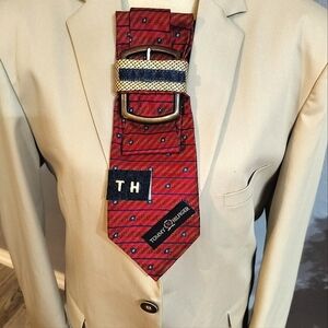 Handcrafted necktie necklace Tommy Hilfiger